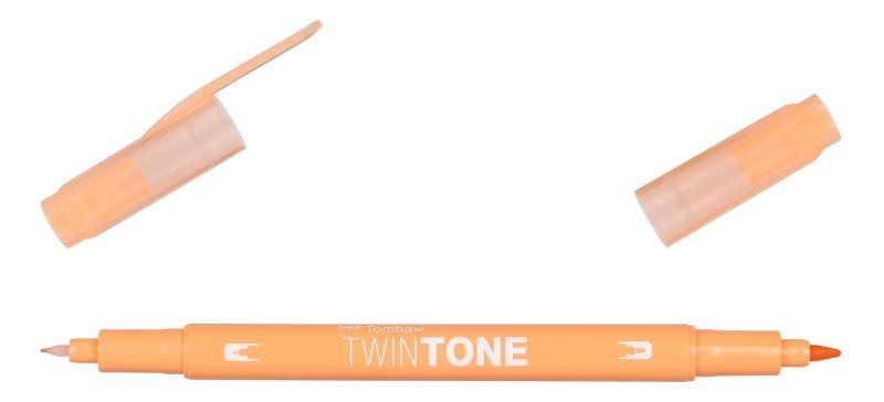 Tombow Obojstranný popisovač TwinTone, honey orange