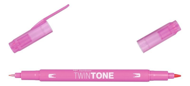 Tombow Obojstranný popisovač TwinTone, princess pink
