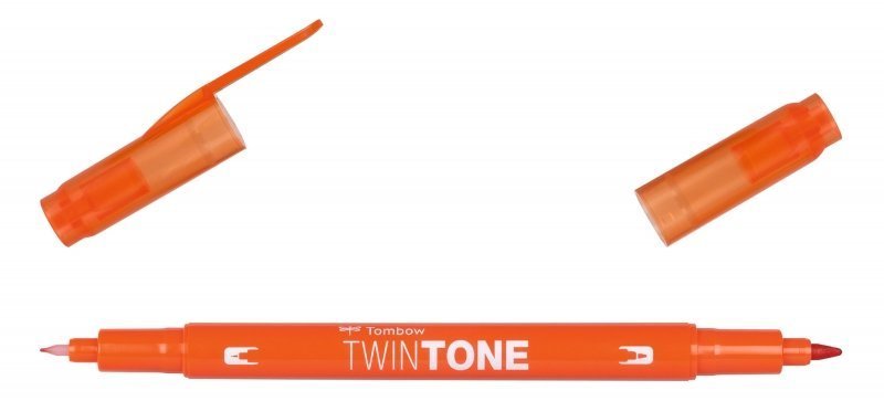 Tombow Obojstranný popisovač TwinTone, charrot orange