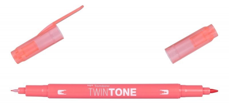 Tombow Obojstranný popisovač TwinTone, cherry pink
