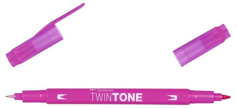 Tombow Obojstranný popisovač TwinTone, fuchsia pink