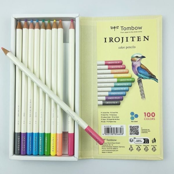 Tombow Irojiten sada pastelek 10ks - Volume1 Pale tone