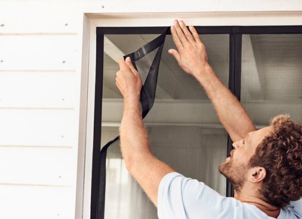 Magnetická síť do dveří proti hmyzu XL, 1,20 m x 2,40 m, anthracite