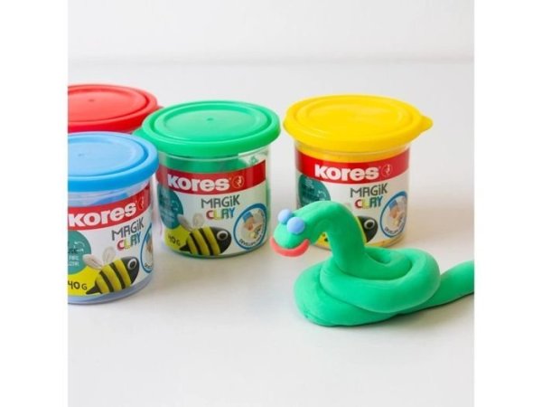 Kores Lehká modelovací hmota Magik Clay 40 g – modrá