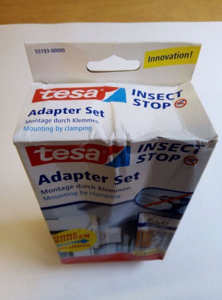 Poškozený obal - Sada pro zavěšení rámu COMFORT do dveří bez vrtání, bílá, kompletní sada