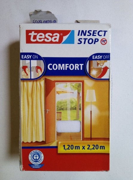 Poškozený obal - Síť proti hmyzu COMFORT, do dveří, bílá, 2x 0,65m x 2,2m