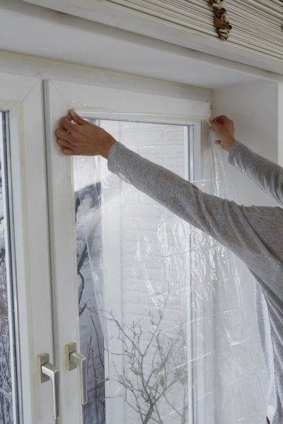 Thermo Cover, transparentní fólie na rám okna, průhledná, 4m x 1,5m