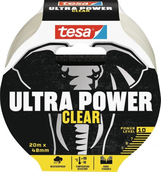 Ultra Power Clear opravná, 20 m x 48 mm, průhledná