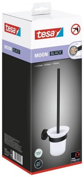 Moon Black WC štětka s držákem