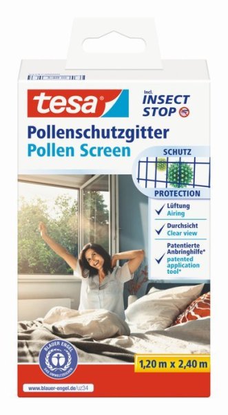 Síť proti pylu do okna, suchý zip, 1,2x2,4m, antracitová