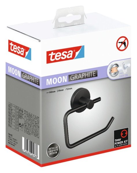 Moon Graphite Držák toaletního papíru 40590