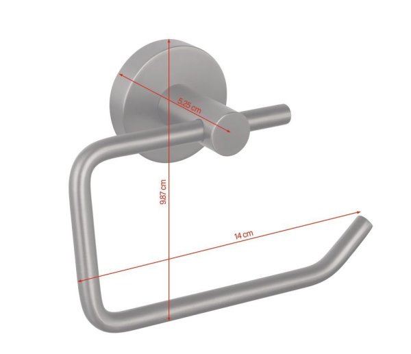 Moon Graphite Držák toaletního papíru 40590