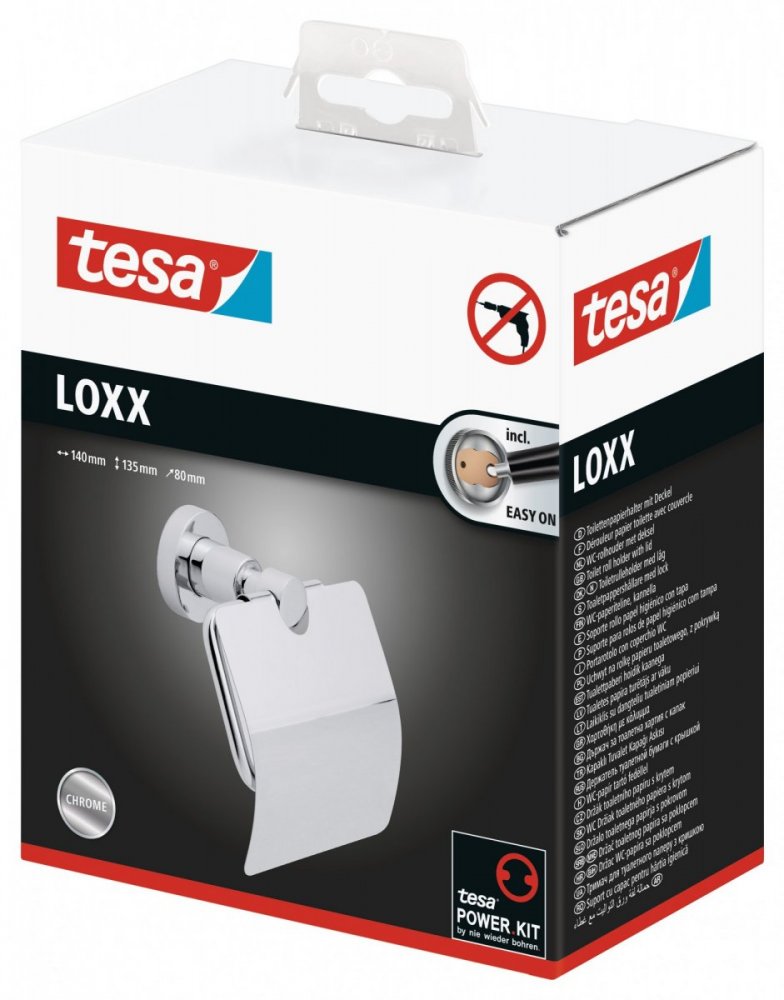 Loxx WC držiak toaletného papiera s krytom