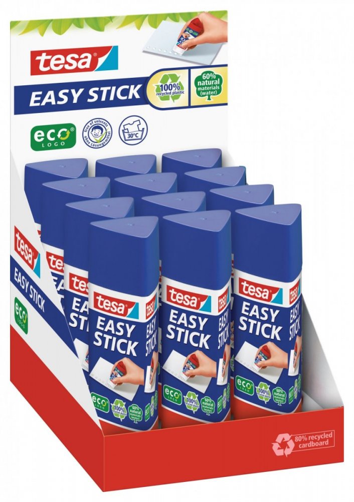 Easy Stick, trojůhelníková lepicí tyčinka, smývatelná vodou, bez rozpouštědel, 25g