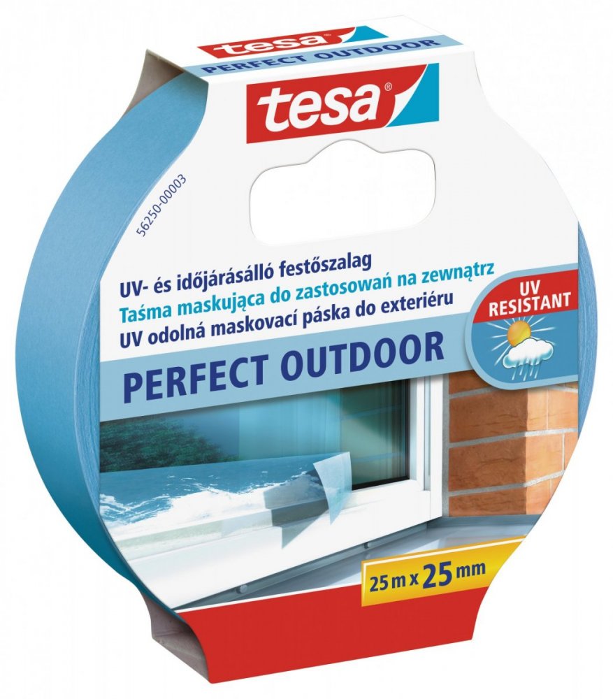 Maskovací páska Precision Outdoor, UV odolná 8 týdnů, modrá, 25m x 30mm