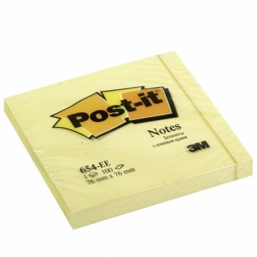 Bloček samolepiaci Post-it  76x76 100 listov žltý