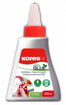 Biele lepidlo White glue 250 ml, rýchlouzáver, lepí aj drevo