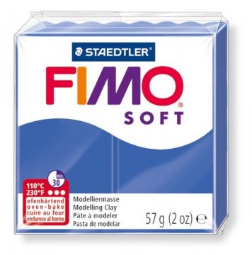 FIMO soft tmavo modrá 57g