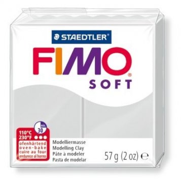 FIMO soft sivá 57g