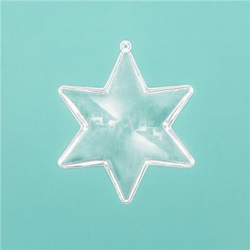 Akrylová hvězda 8 cm