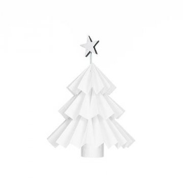 Dekorace z papíru - vánoční stromek 17 cm