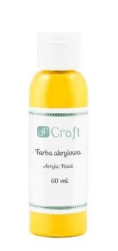 Akrylová barva, 60 ml – žlutá