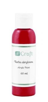 Akrylová barva, 60 ml – tmavě červená