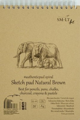 Kalia  - EB-80TS_NTB_SMLTArt_AuthenticpadSpiral_NaturalBrownSketchPad_A4.jpg