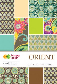 Blok effect ORIENT, 20x29cm, 170-220g/m2, 10 listov, 5 vzorov