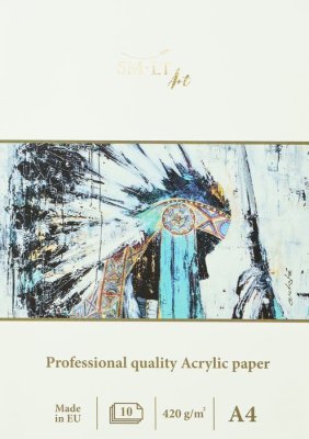 SMLT art Blok professional Oil, A4, 10 listů, 420g/m2