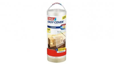 Easy Cover, kombinace zakrývací fólie a malířské pásky, odvíječ, průhledná, 33m x 1,4m