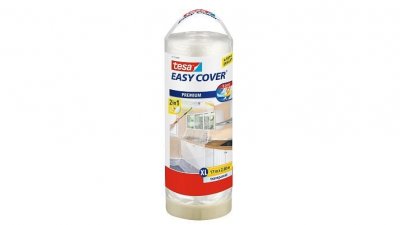 Easy Cover, kombinace fólie a malířské pásky, odvíječ, průhledná, 17m x 2,6m