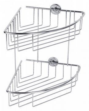 Baath Rohový košík dvoupatrový 275mm x 203mm x 205mm