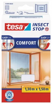 Síť proti hmyzu COMFORT, na okno, bílá, 1,3m x 1,5m