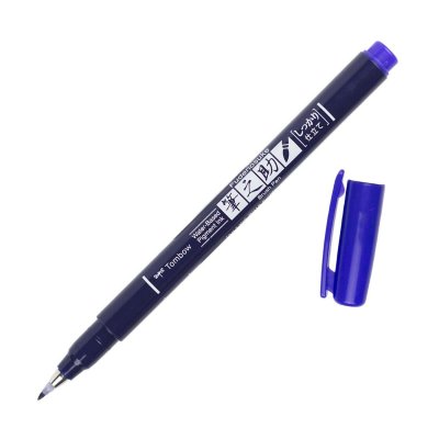 Tombow Fudenosuke BRUSH PEN – WS-BH – tvrdosť 1, fialový