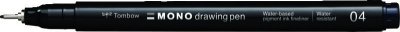 Tombow Fineliner MONO drawing pen, šírka stopy: 04 (cca 0,4 mm), čierne